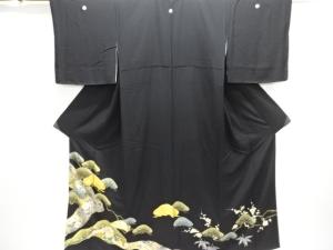 笠松模様刺繍留袖(比翼付き)